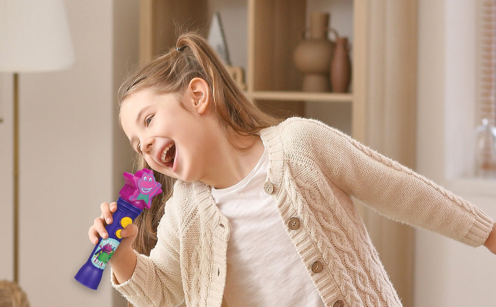 Barney Karaoke Microphone Toy for Kids - eKids