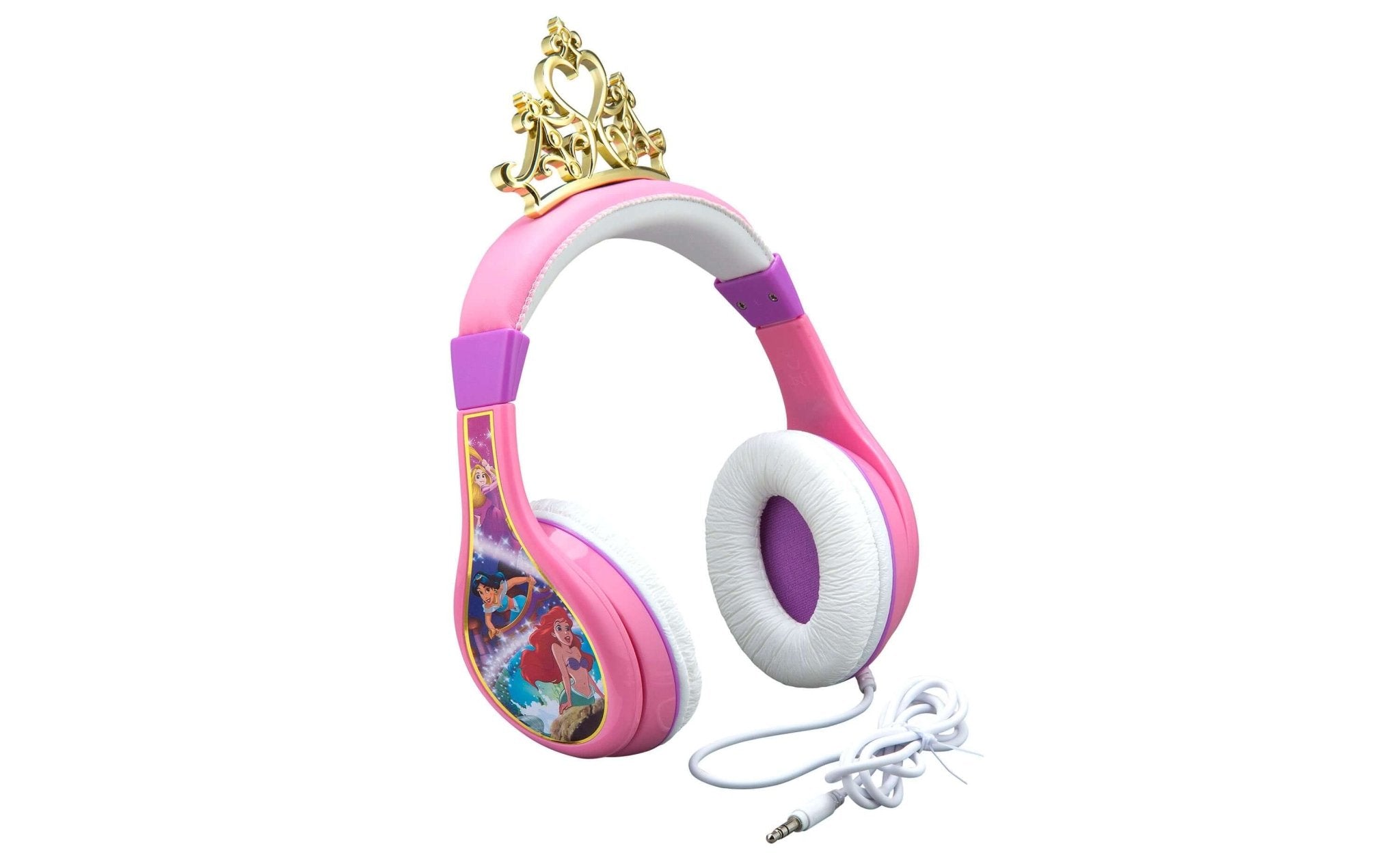 Disney Princess Wired Headphones for Kids – eKids Disney Princess Wired Headphones for Kids – eKids