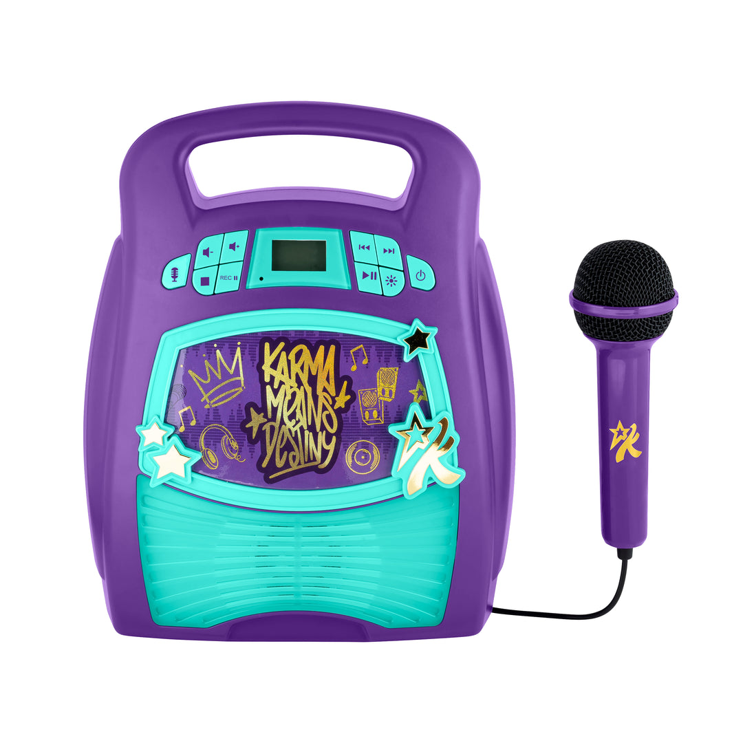 Karmas World Bluetooth Karaoke Machine for Kids