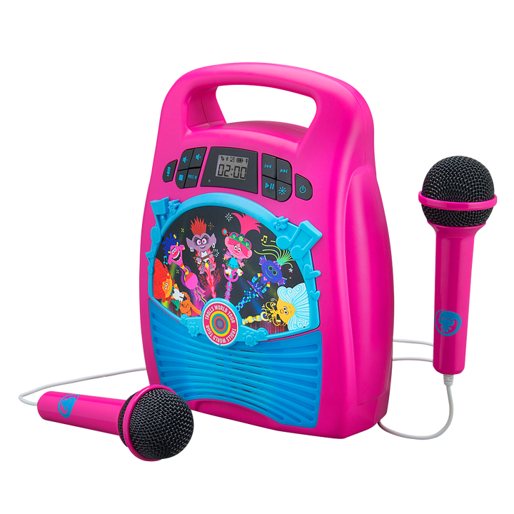 Trolls World Tour Bluetooth Karaoke Machine for Girls