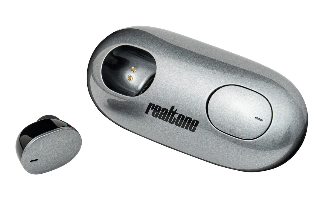 Realtone Wireless Earbuds with Charging Case - Gray