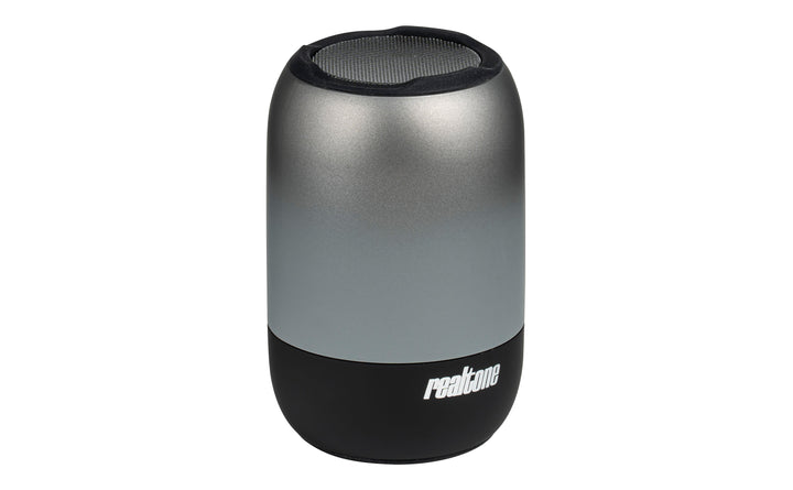 Realtone Bluetooth Speaker, Splashproof Portable Speaker – Gray