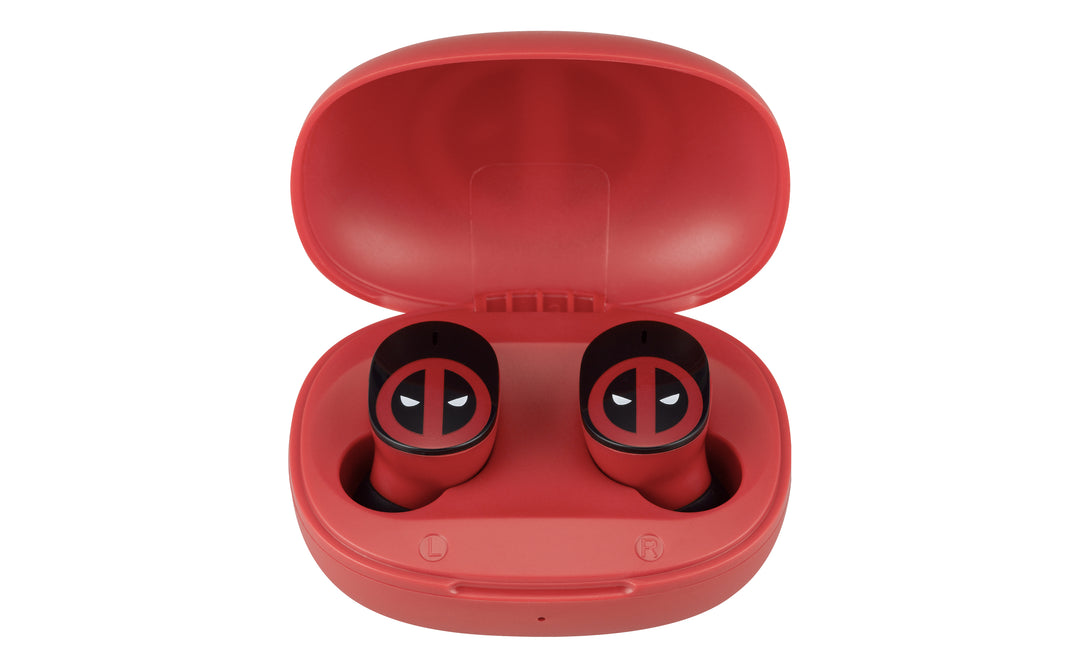 Marvel Deadpool Bluetooth True Wireless Earbuds with Charging Case