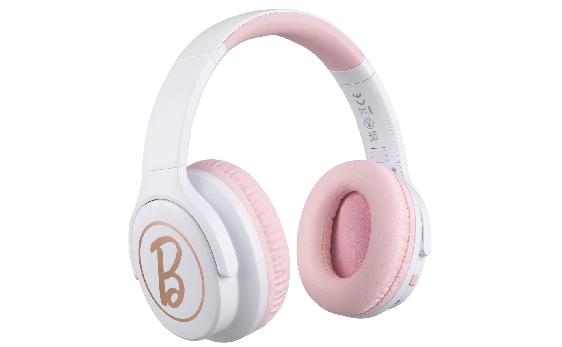 Barbie Wireless Headphones, Includes Aux Cord - eKids