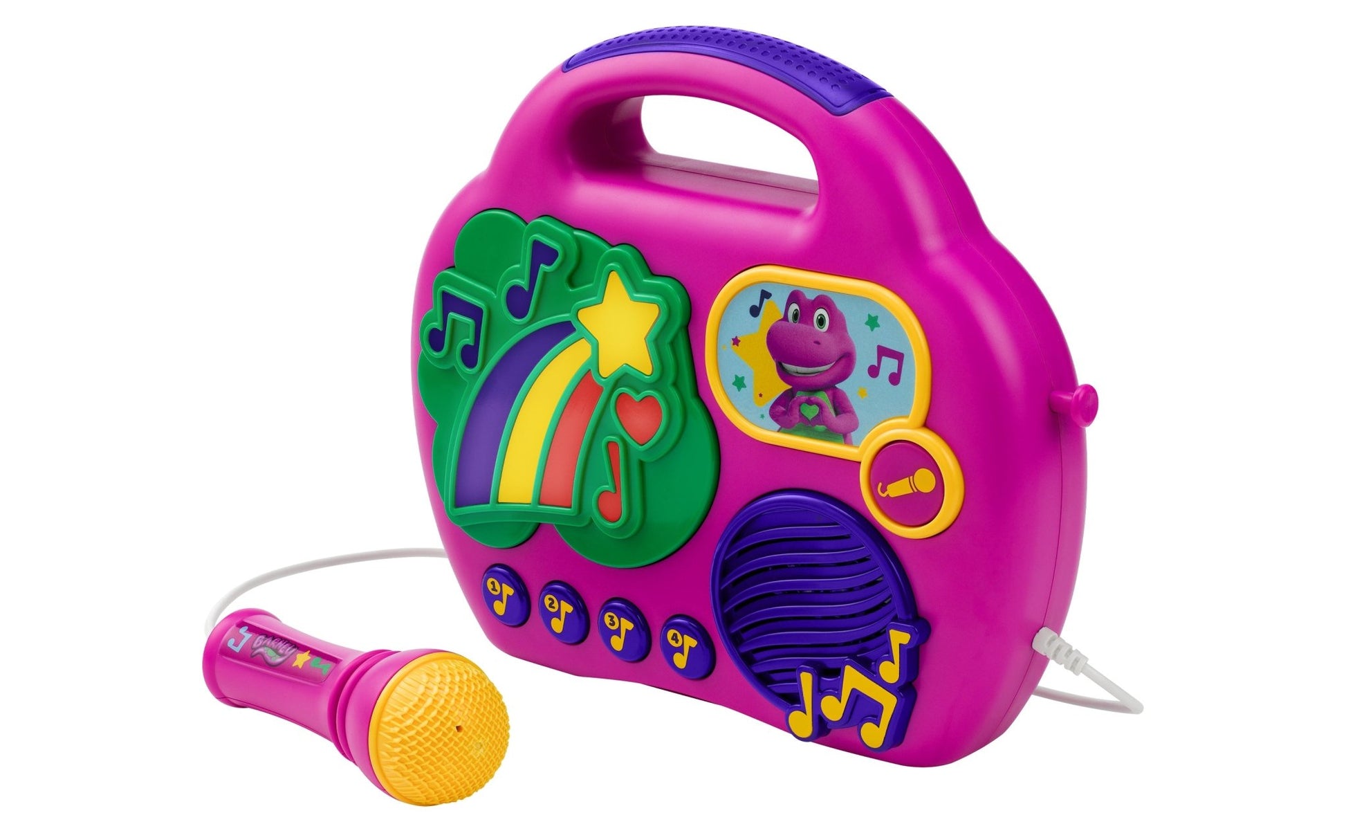 Barney Sing Along Boombox Toy for Toddlers - eKids