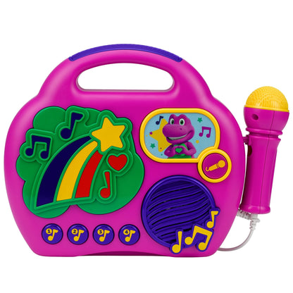 Barney Sing Along Boombox Toy for Toddlers - eKids