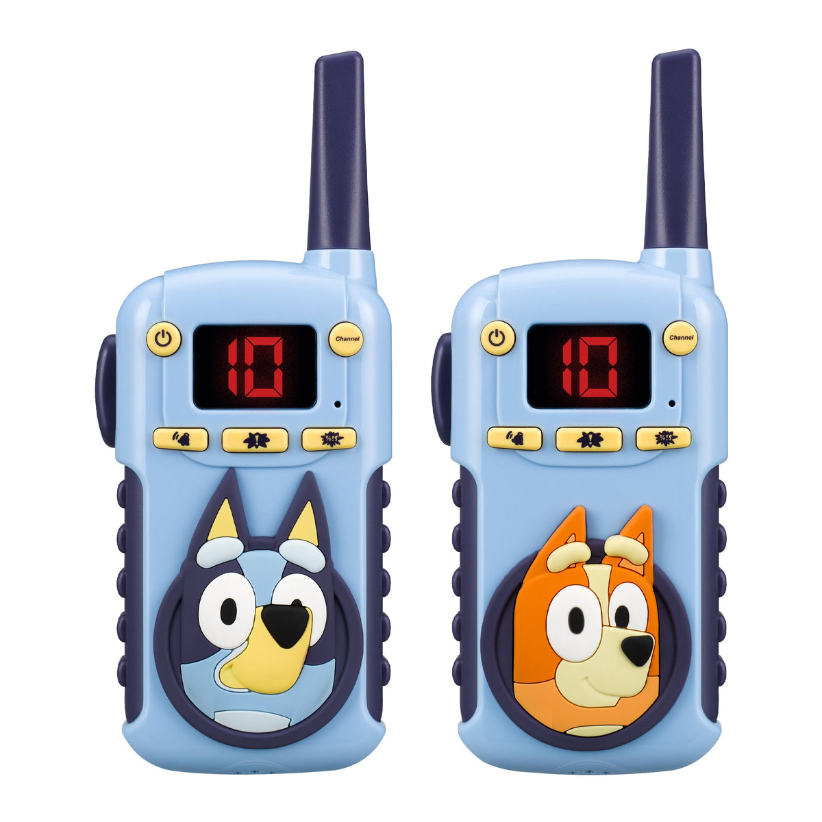 Bluey Long Range Walkie Talkies for Kids - Multi-Channel - eKids