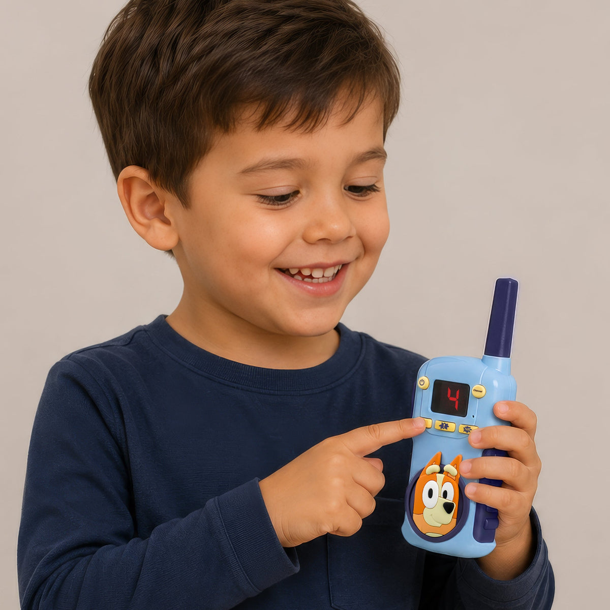 Bluey Long Range Walkie Talkies for Kids - Multi-Channel - eKids
