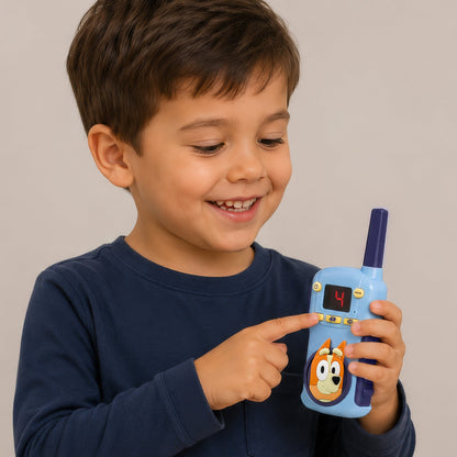 Bluey Long Range Walkie Talkies for Kids - Multi-Channel - eKids