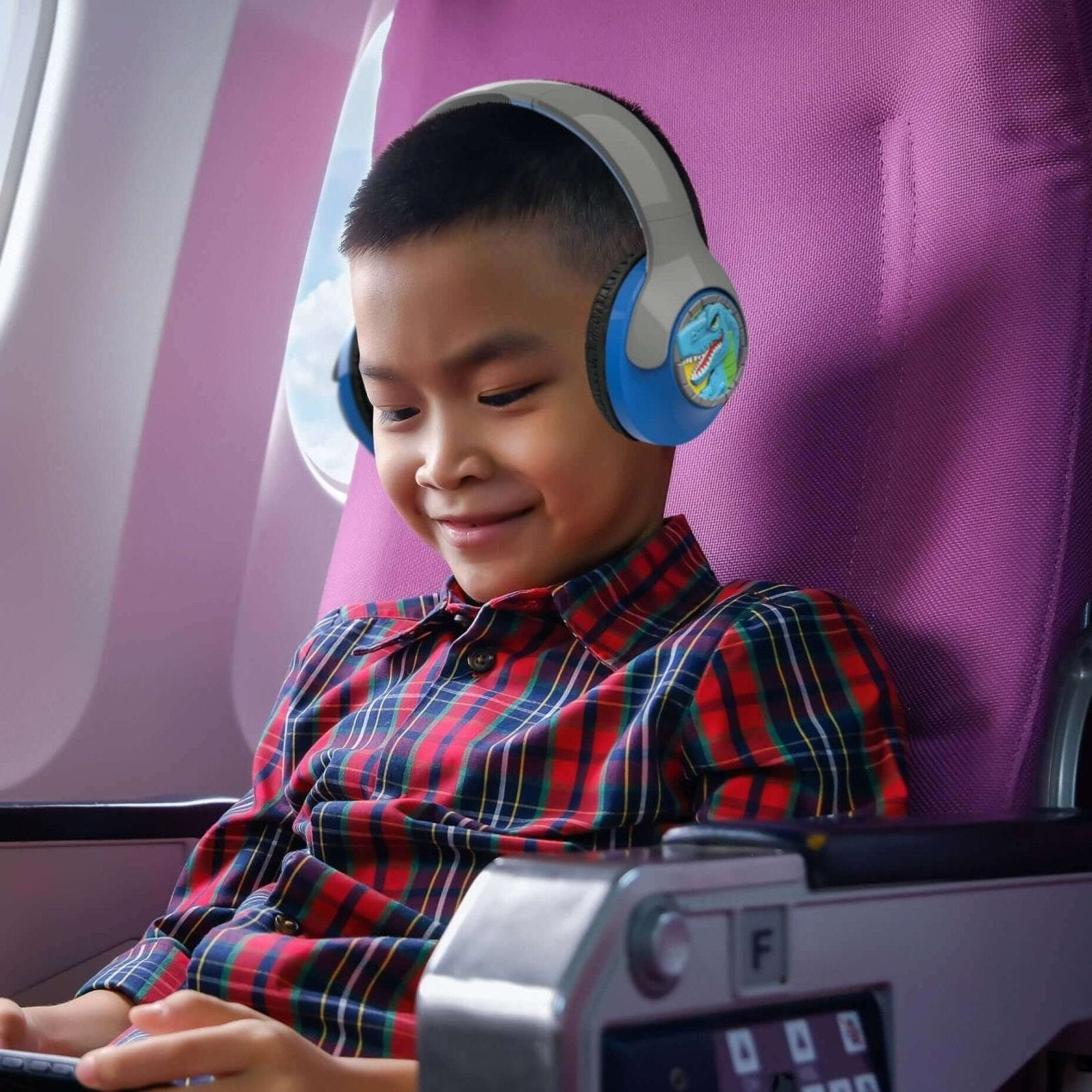 Dinosaur Bluetooth Headphones for Kids - eKids