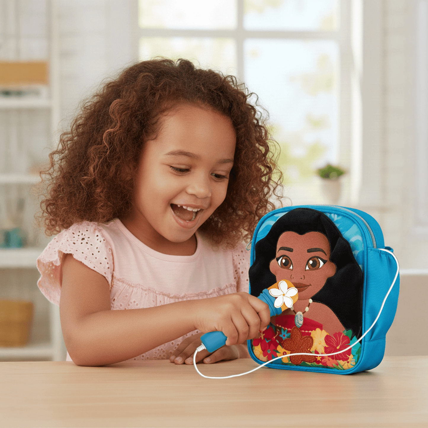 Disney Moana Tap N’ Talk Bluetooth Karaoke Boombox Toy for Kids - eKids