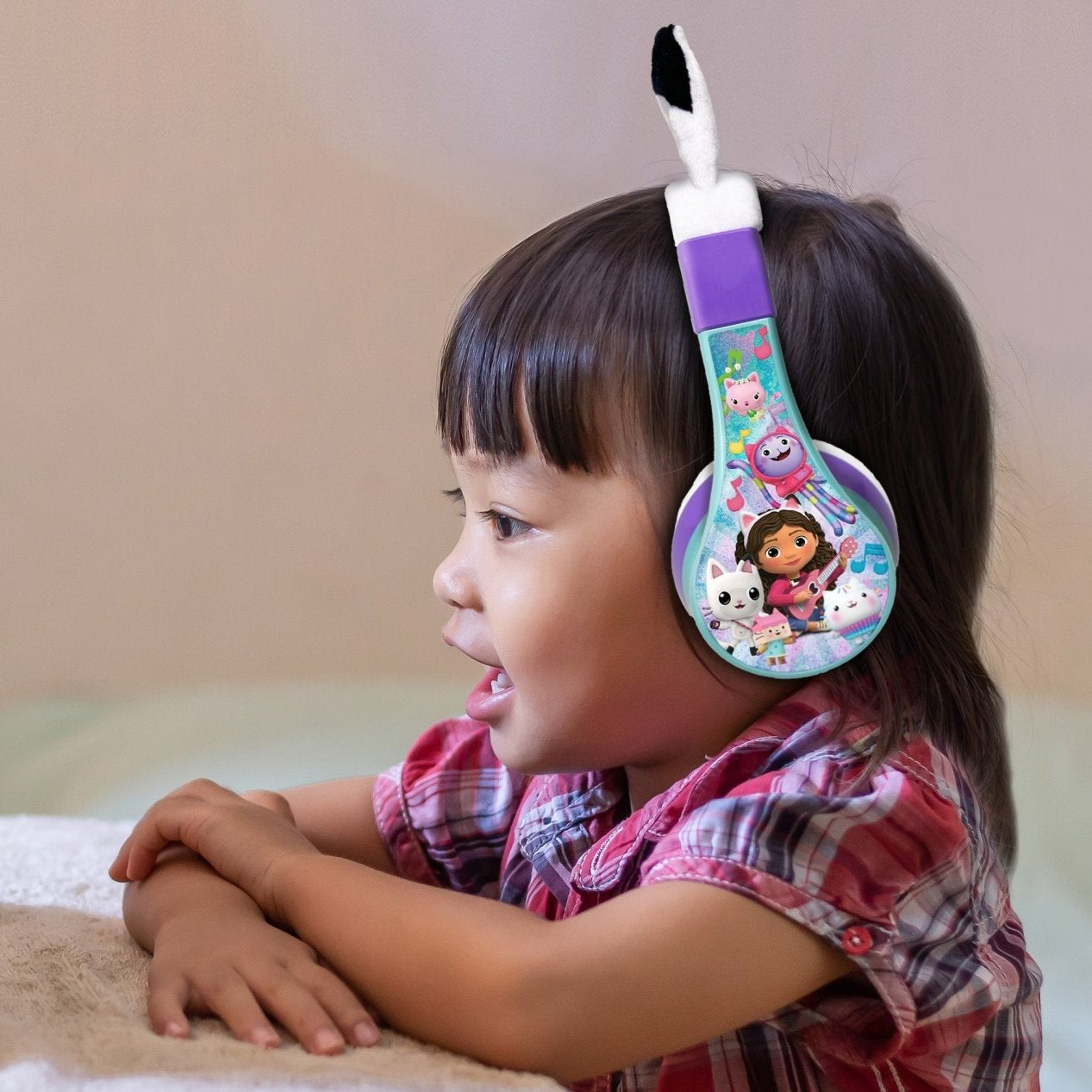 Gabbys Dollhouse Wireless Headphones for Girls - eKids