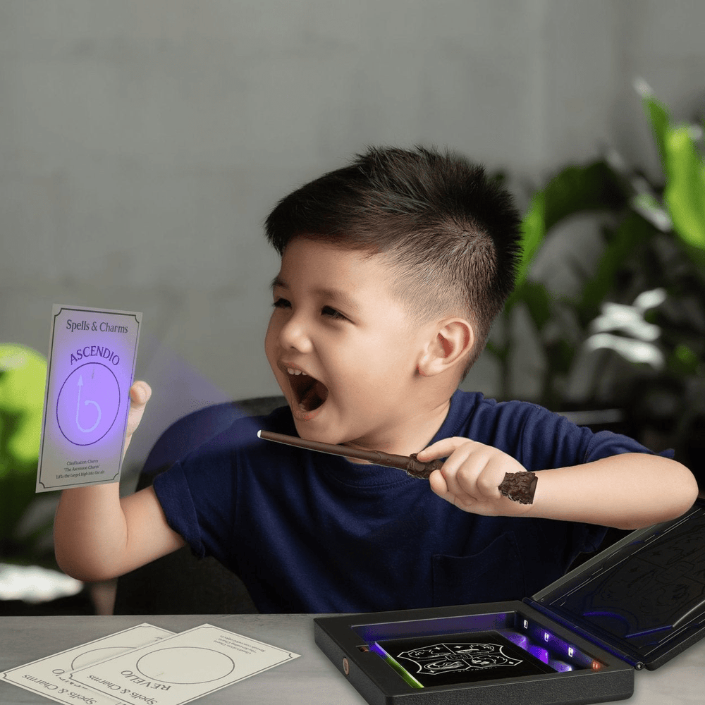 Harry Potter Wizard Journal for Kids with Invisible Ink Pen, Spell Cards, and Wand - eKids