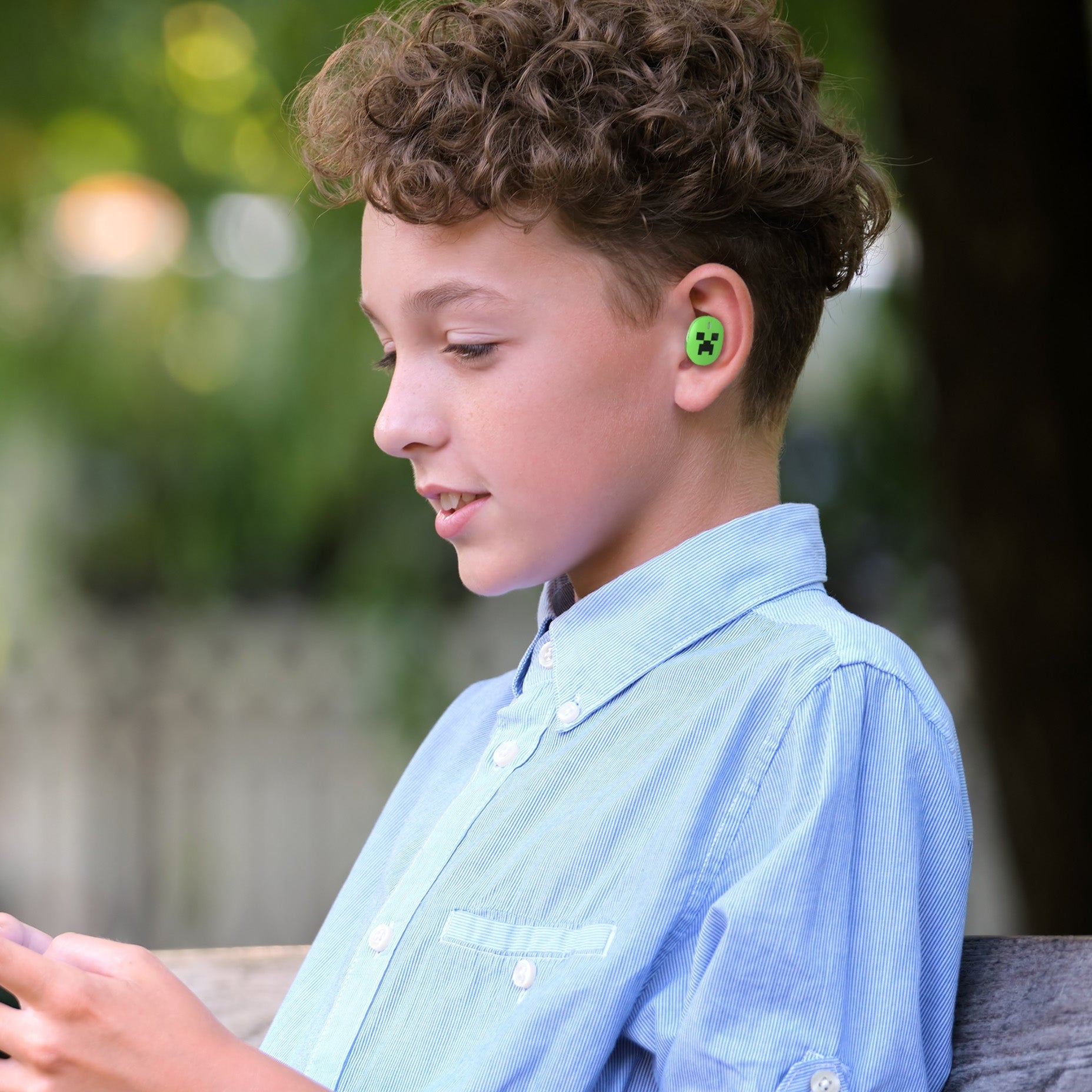 Minecraft Bluetooth True Wireless Earbuds with Charging Case - eKids