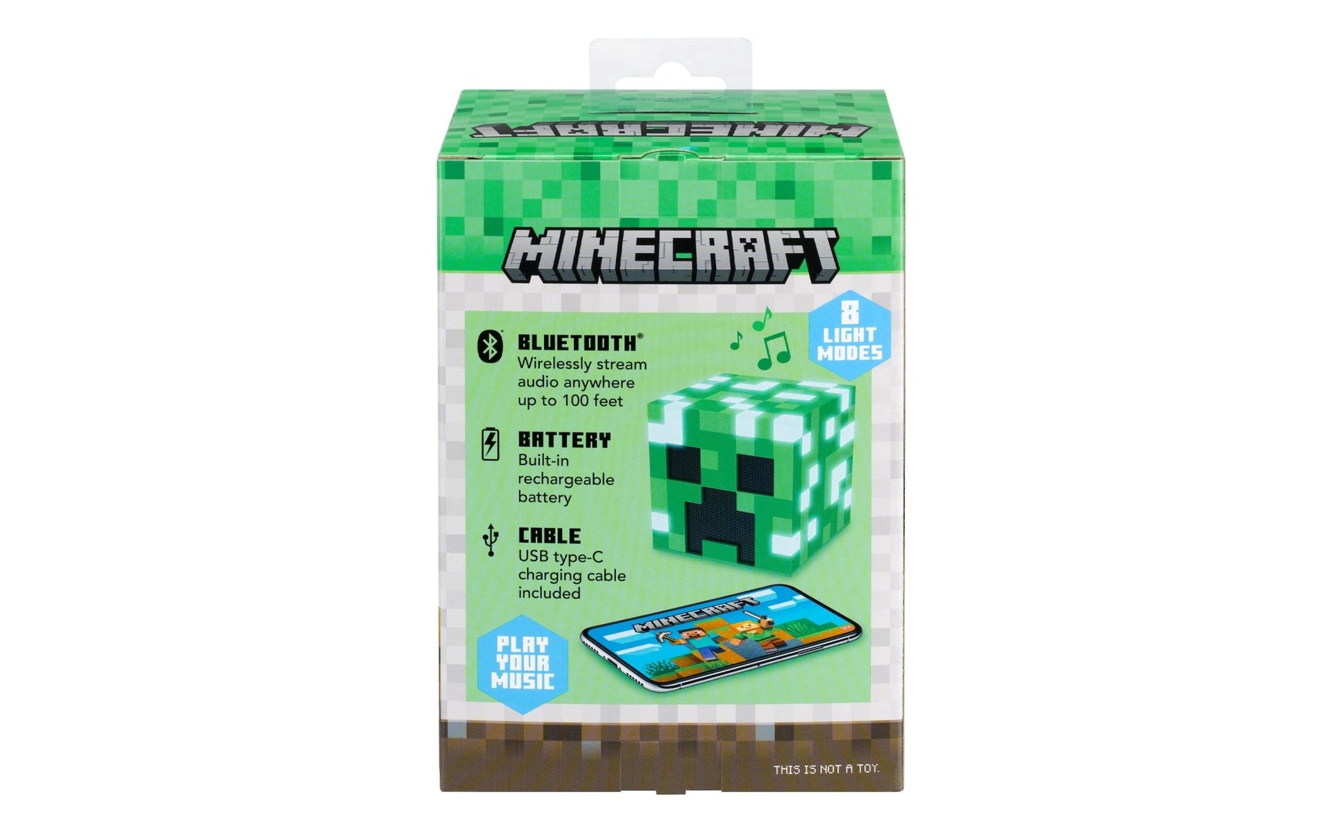 Minecraft Creeper Bluetooth Speaker - eKids