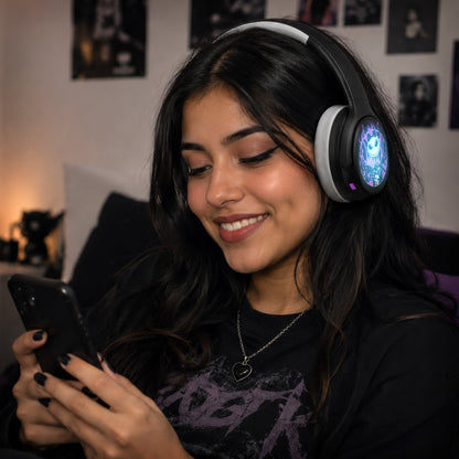Nightmare Bluetooth Gaming Headphones with Boom Microphone - eKids