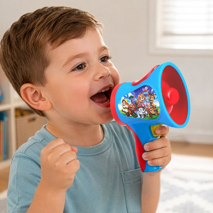 Paw Patrol Toy Megaphone for Kids with Lights and Sounds - eKids