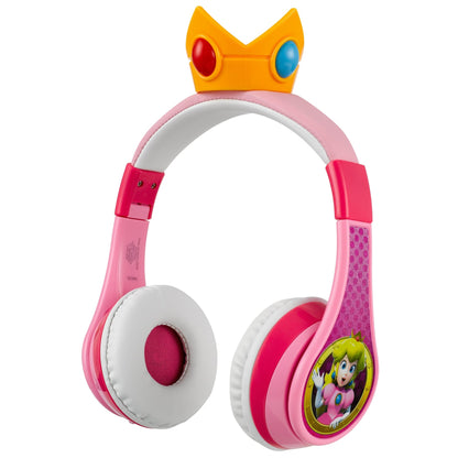 Princess Peach Bluetooth Headphones for Kids - eKids