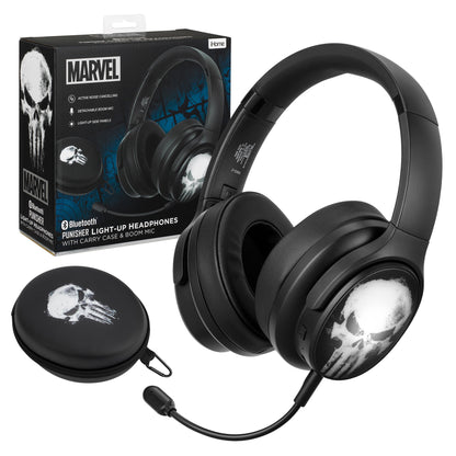 Punisher Bluetooth Gaming Headphones with Boom Microphone - eKids