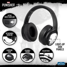 Punisher Bluetooth Gaming Headphones with Boom Microphone - eKids