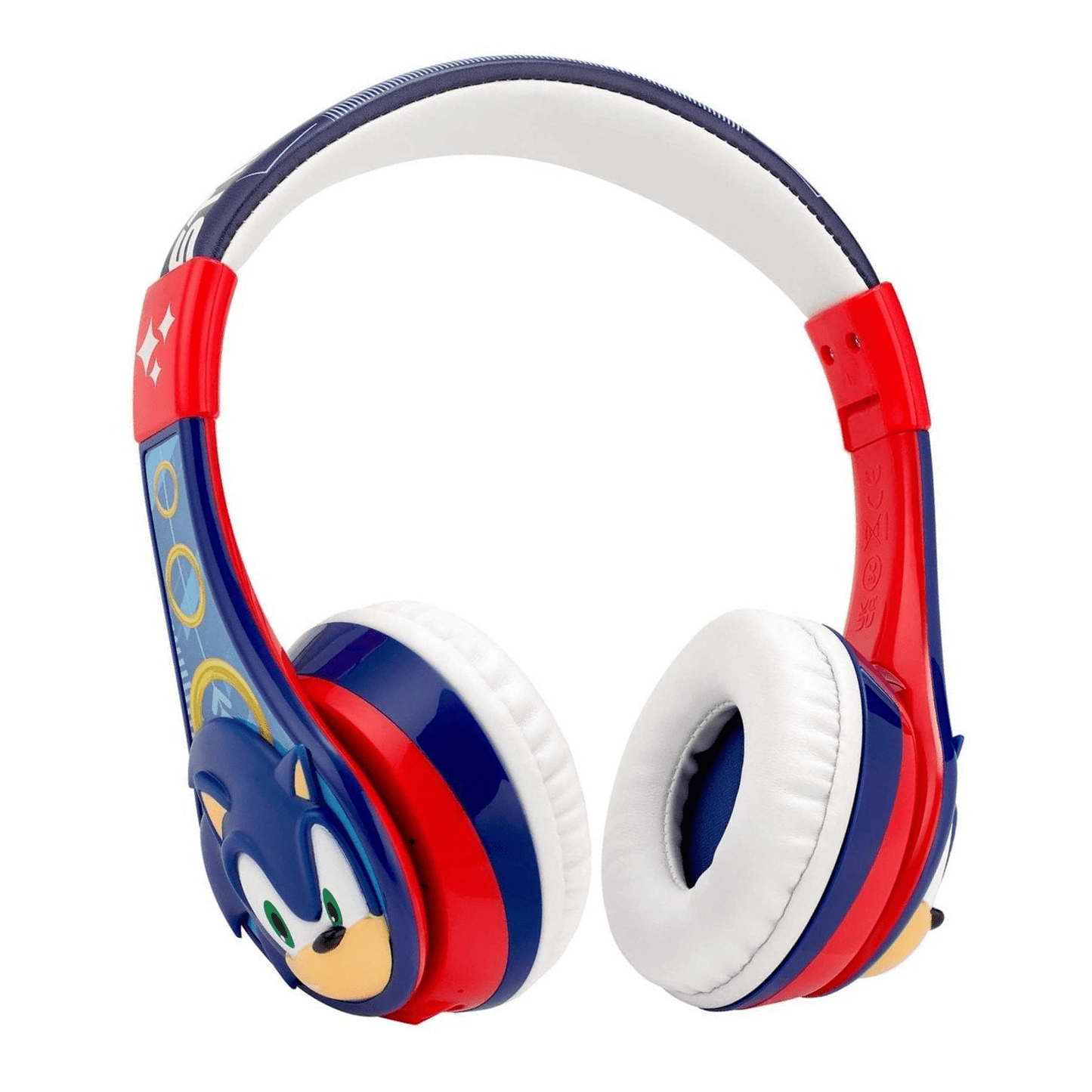 Sonic The Hedgehog Bluetooth Headphones for Kids - eKids