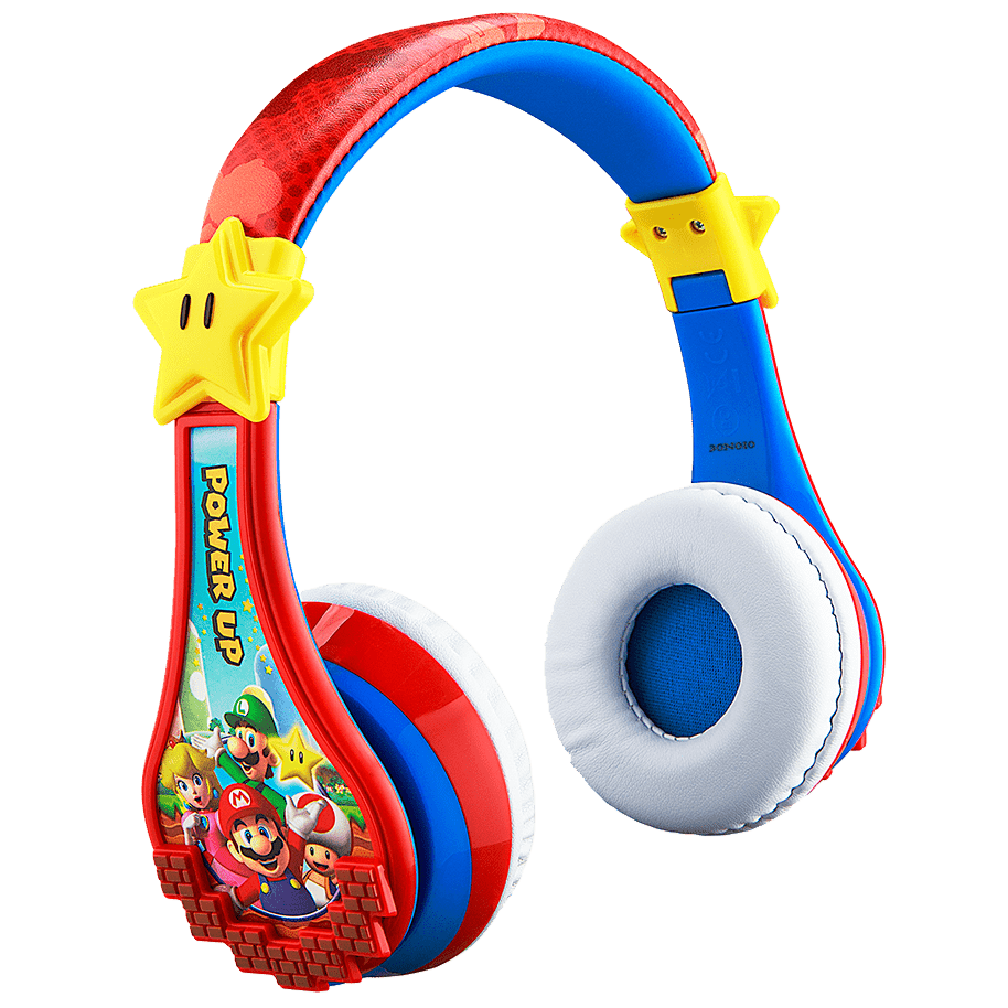 Super Mario Bluetooth Headphones for Kids - eKids