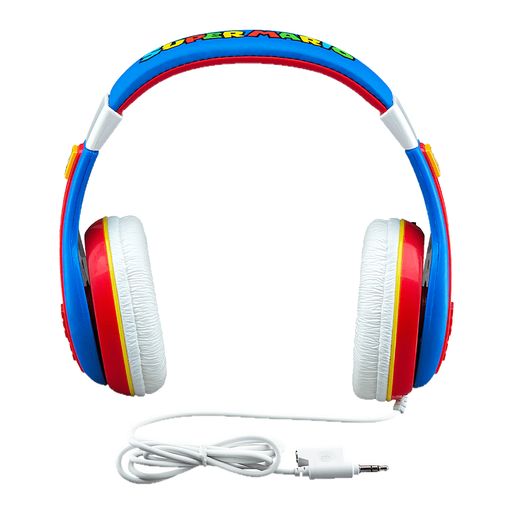 Super Mario Wired Headphones for Kids - eKids