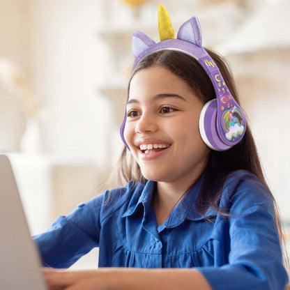 Unicorn Academy Bluetooth Headphones for Kids - eKids