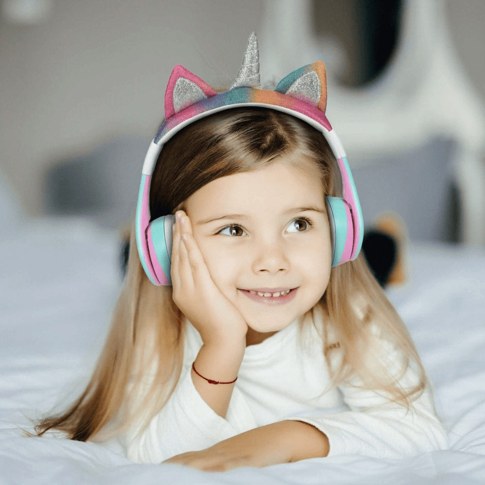 Unicorn Bluetooth Headphones for Kids - eKids
