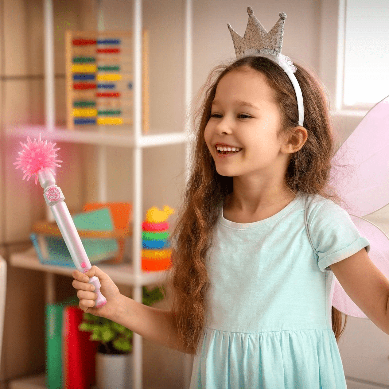 Wicked Glinda’s Sing - Along Microphone and Magic Wand Toy - eKids