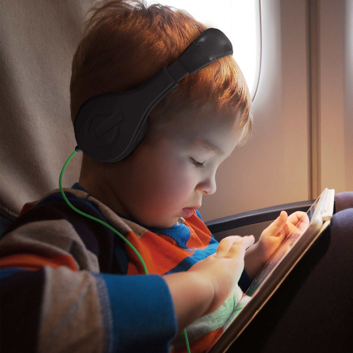 Wired Headphones for Kids Black - eKids