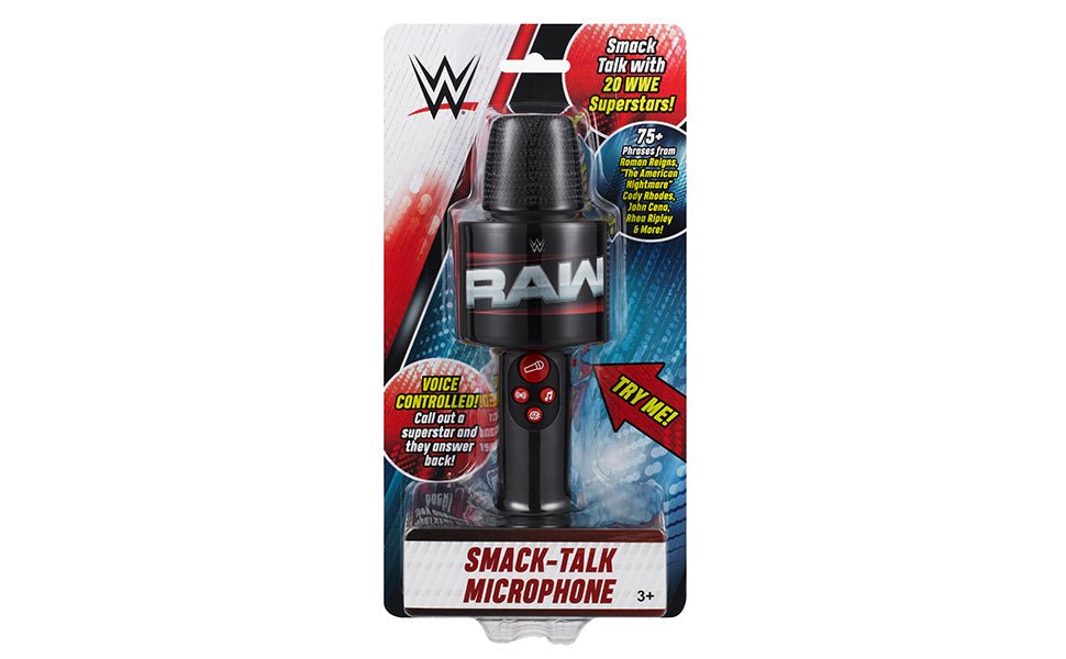 WWE Smack Talk Microphone Toy with Voice Control - eKids
