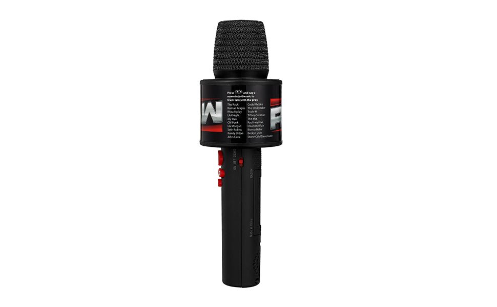 WWE Smack Talk Microphone Toy with Voice Control - eKids