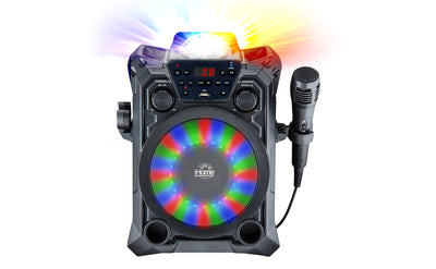Bluetooth Karaoke Machine with Party Lights