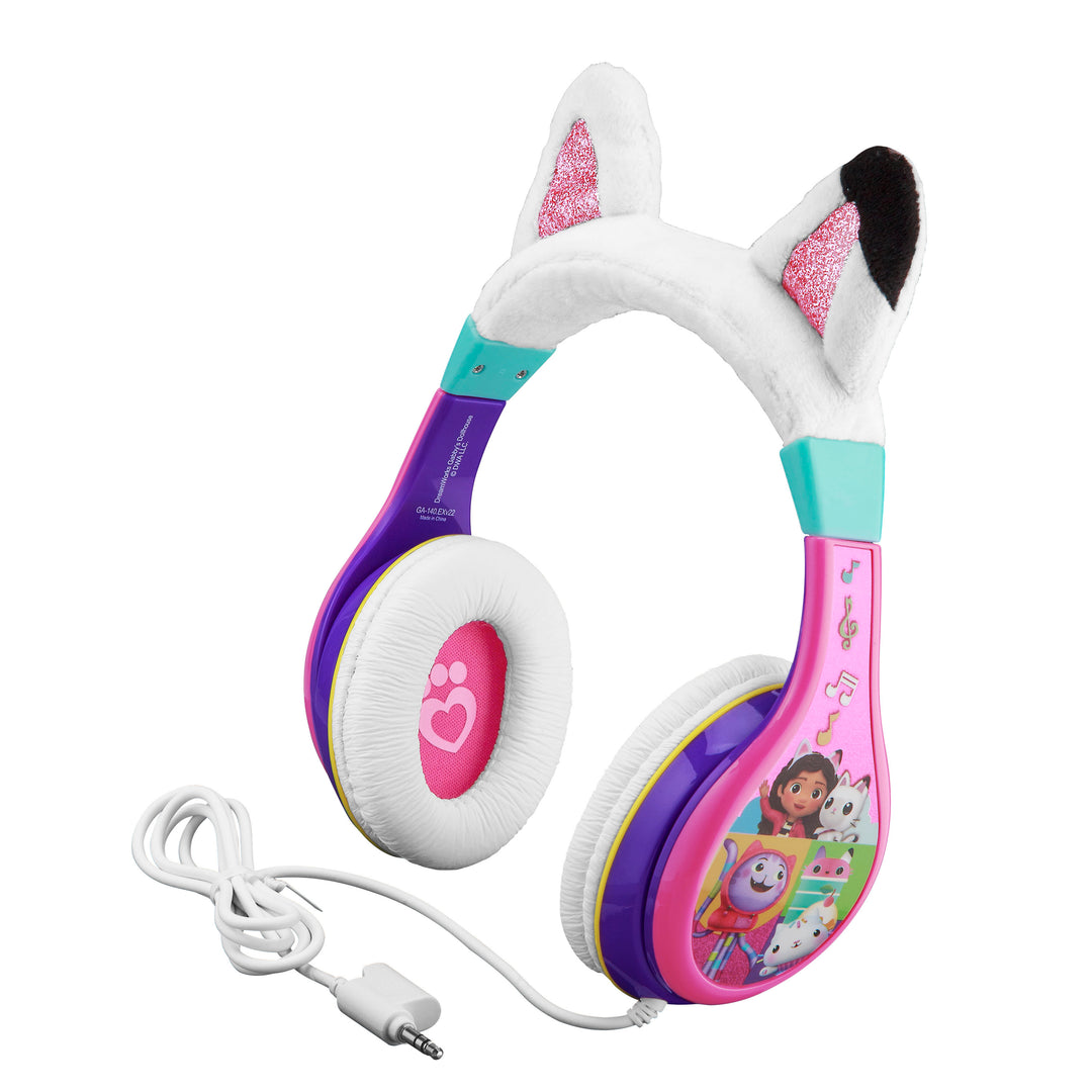 Gabbys Dollhouse Wired Headphones for Kids – eKids