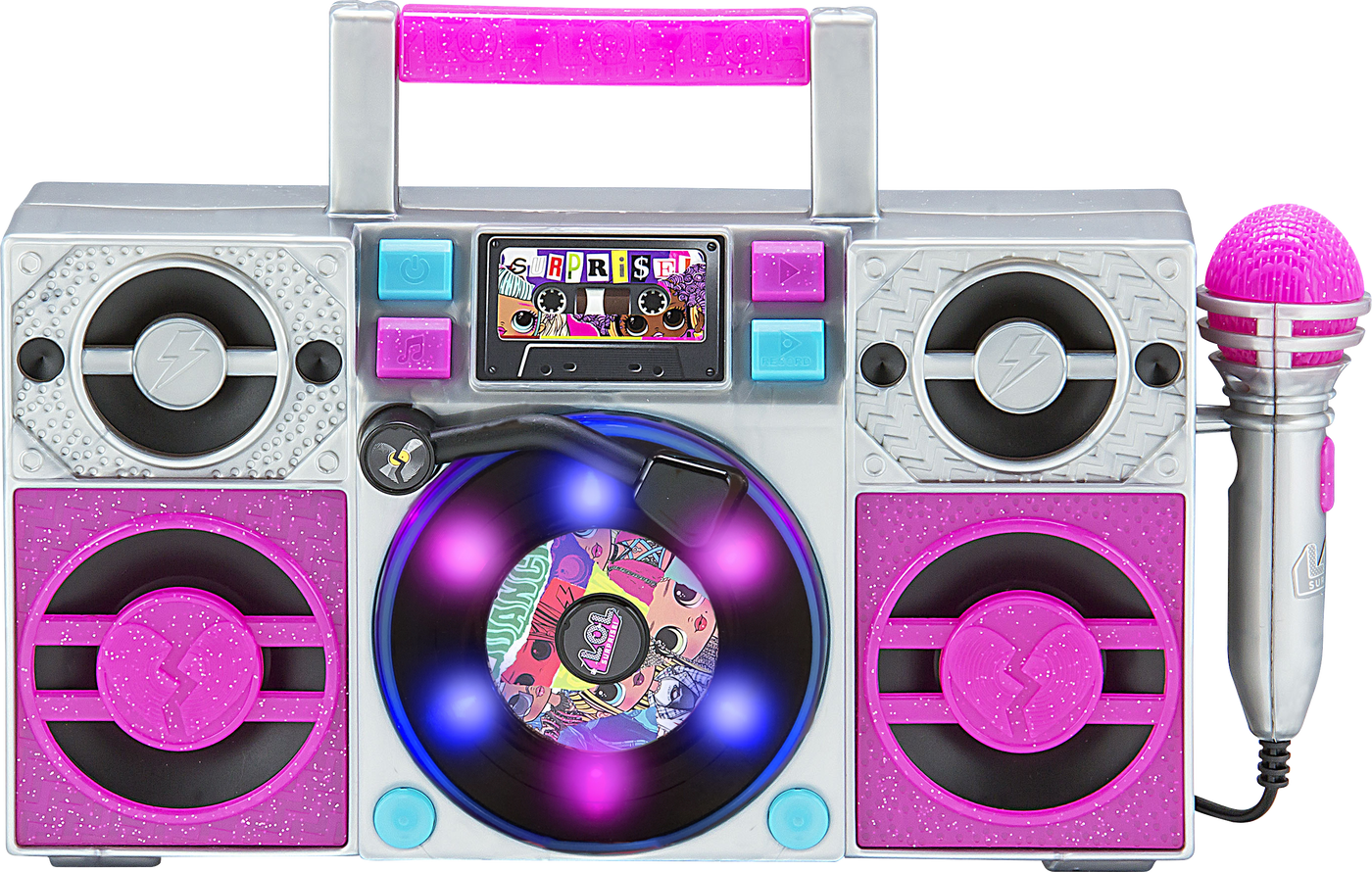 LOL Surprise Record and Sing Along Boombox Toy for Girls