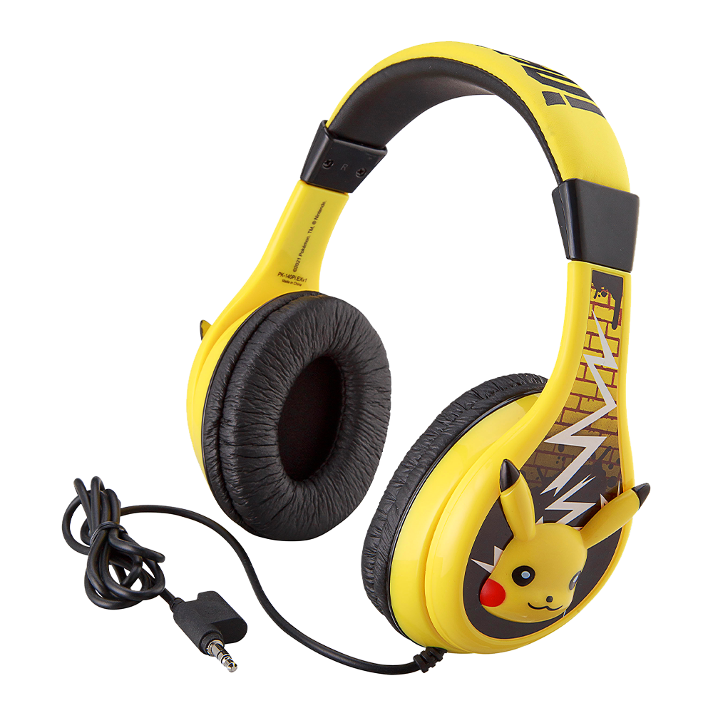 Pokemon Pikachu Wired Headphones for Kids