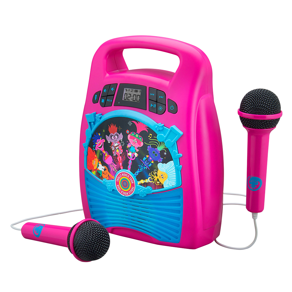 Trolls World Tour Bluetooth Karaoke Machine for Girls