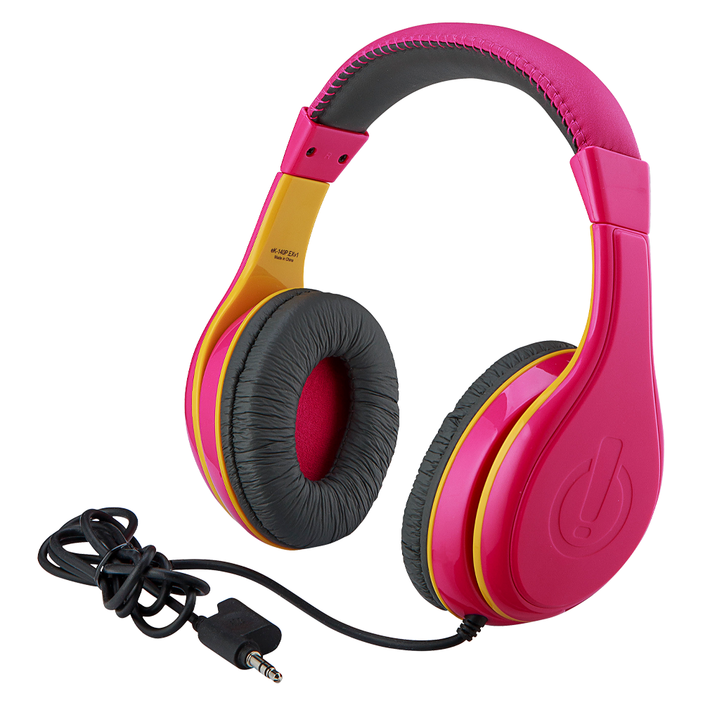 Wired Headphones for Kids Pink