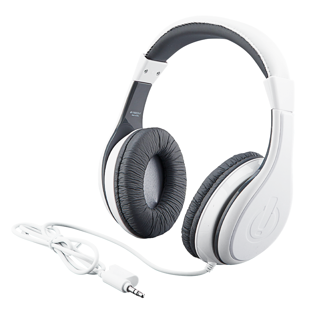 Wired Headphones for Kids White